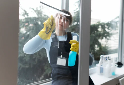 Nettoyage de vitres intérieures et extérieures à Larche